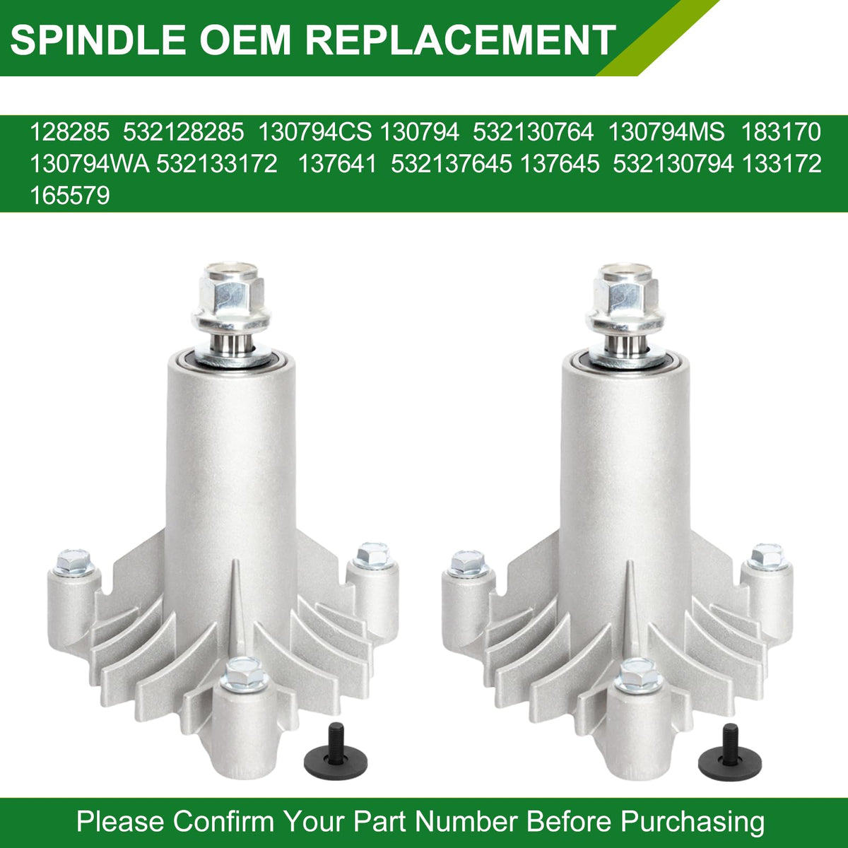 JSXDNWYJ Husqvarna YTH series spindle compatible for easy maintenance