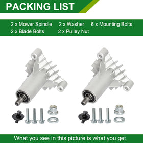 JSXDNWYJ Poulan PP spindle replacement for quick deck service