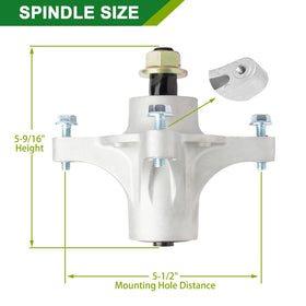 JSXDNWYJ spindle assembly for Toro TimeCutter 4216 deck boosts durability and performance