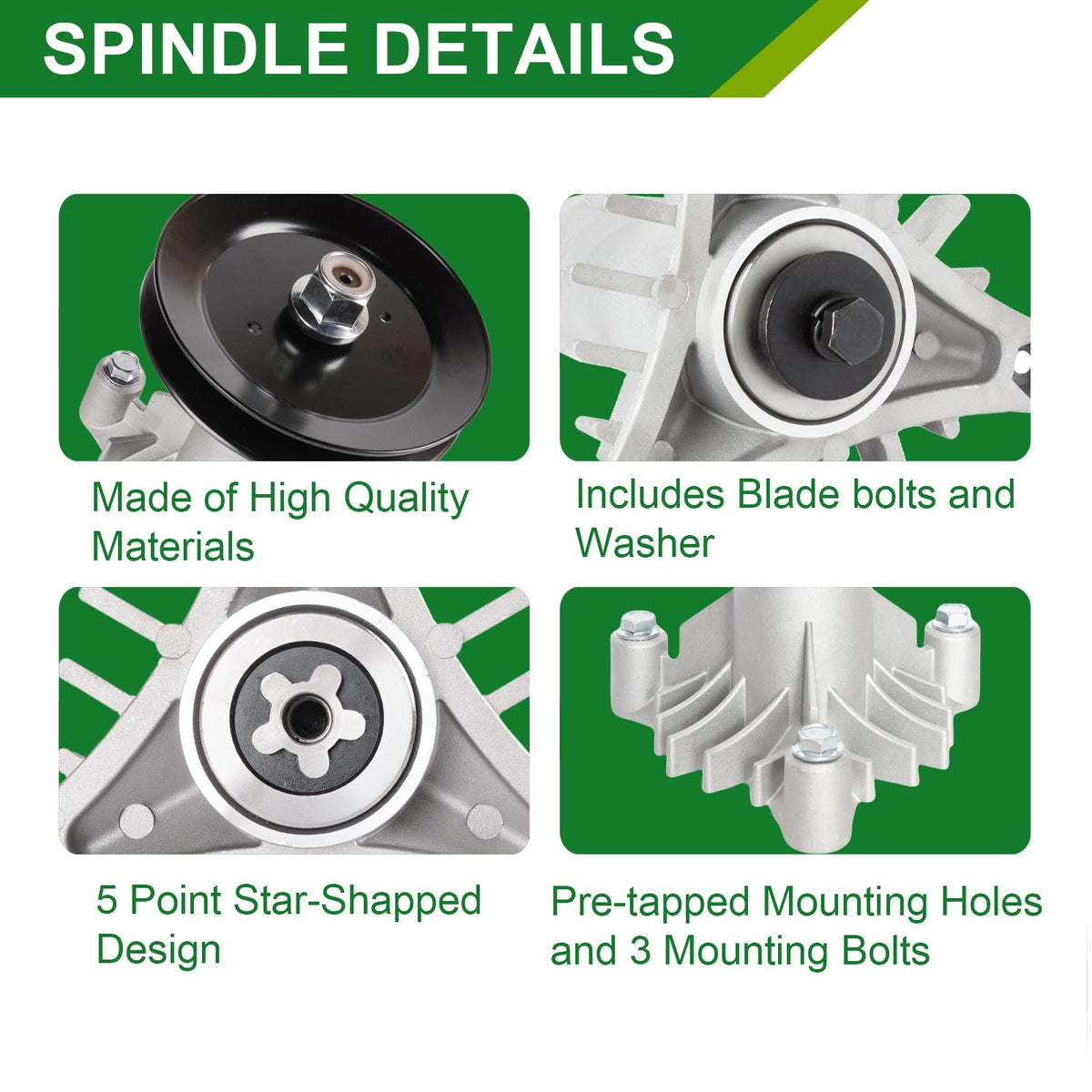 JSXDNWYJ YT/YTH series spindle compatibility for versatile mowing