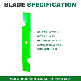 JSXDNWYJ TimeCutter Titan blades for Toro mowers improve lift and cut quality