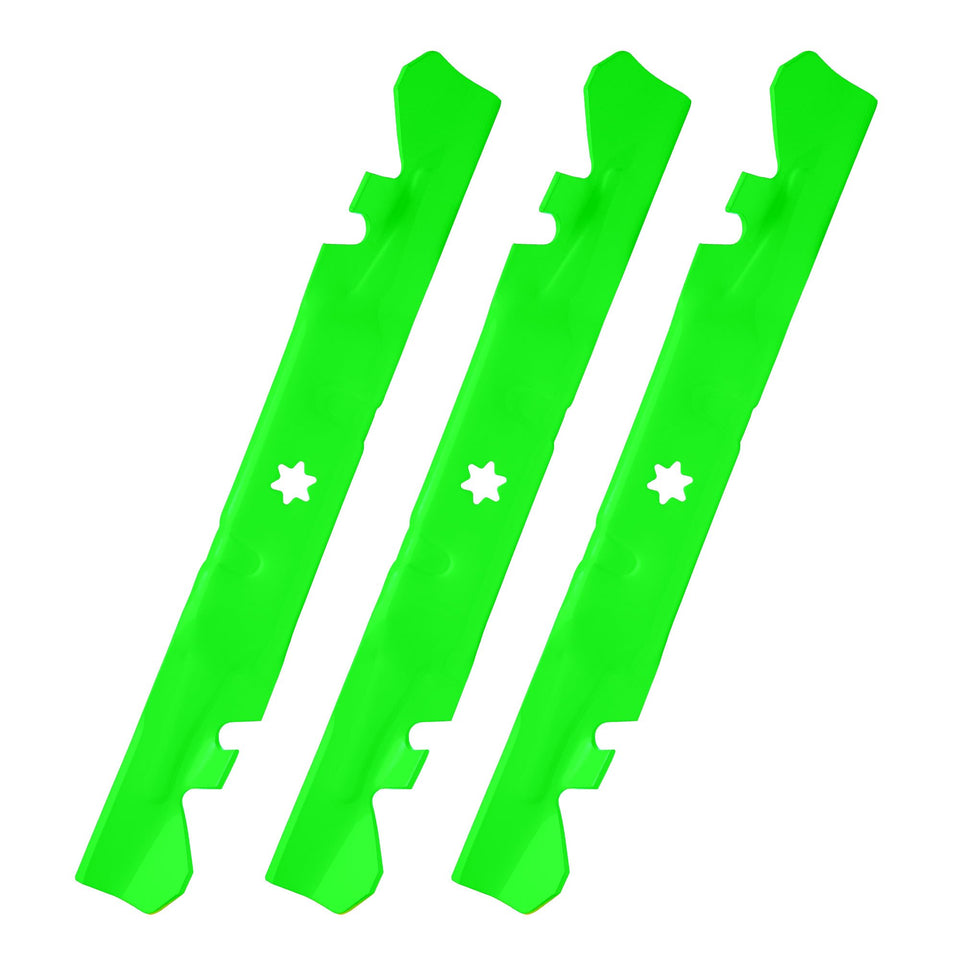 JSXDNWYJ toothed mulching blades for 60-inch deck deliver a sharper cut