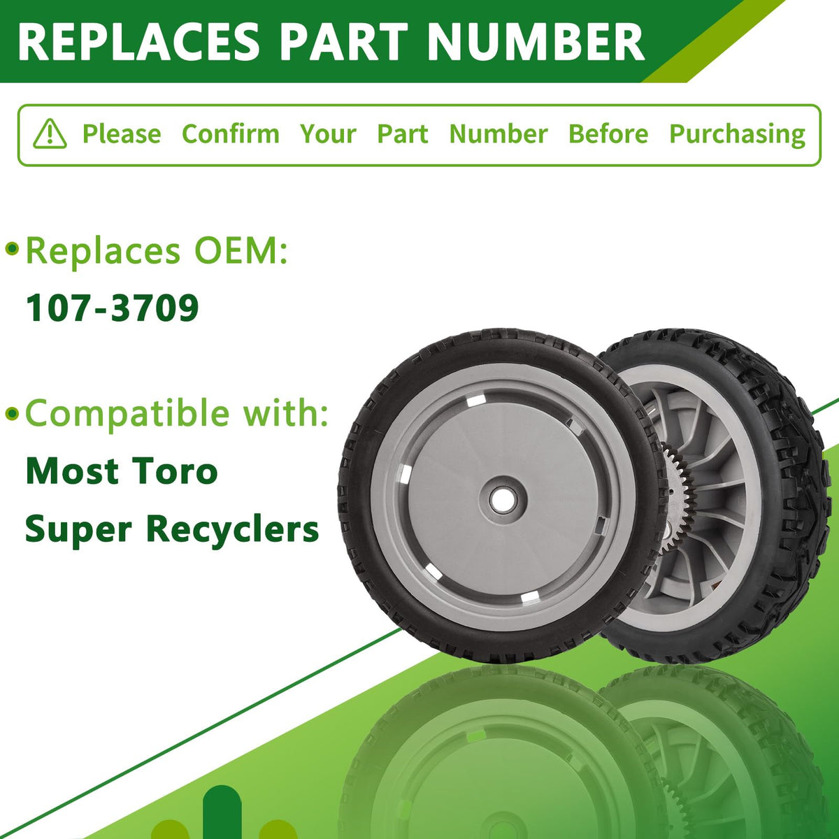 JSXDNWYJ two-pack wheels in packaging, ready for installation