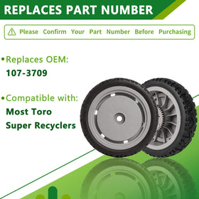 JSXDNWYJ two-pack wheels in packaging, ready for installation