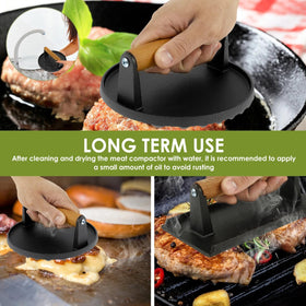 JSY Sun meat weight for faster, uniform cooking results.