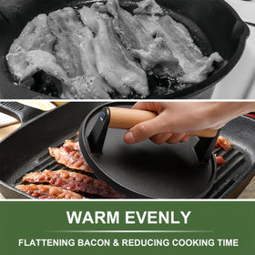 JSY Sun panini press on stovetop for crisp grilled sandwiches.