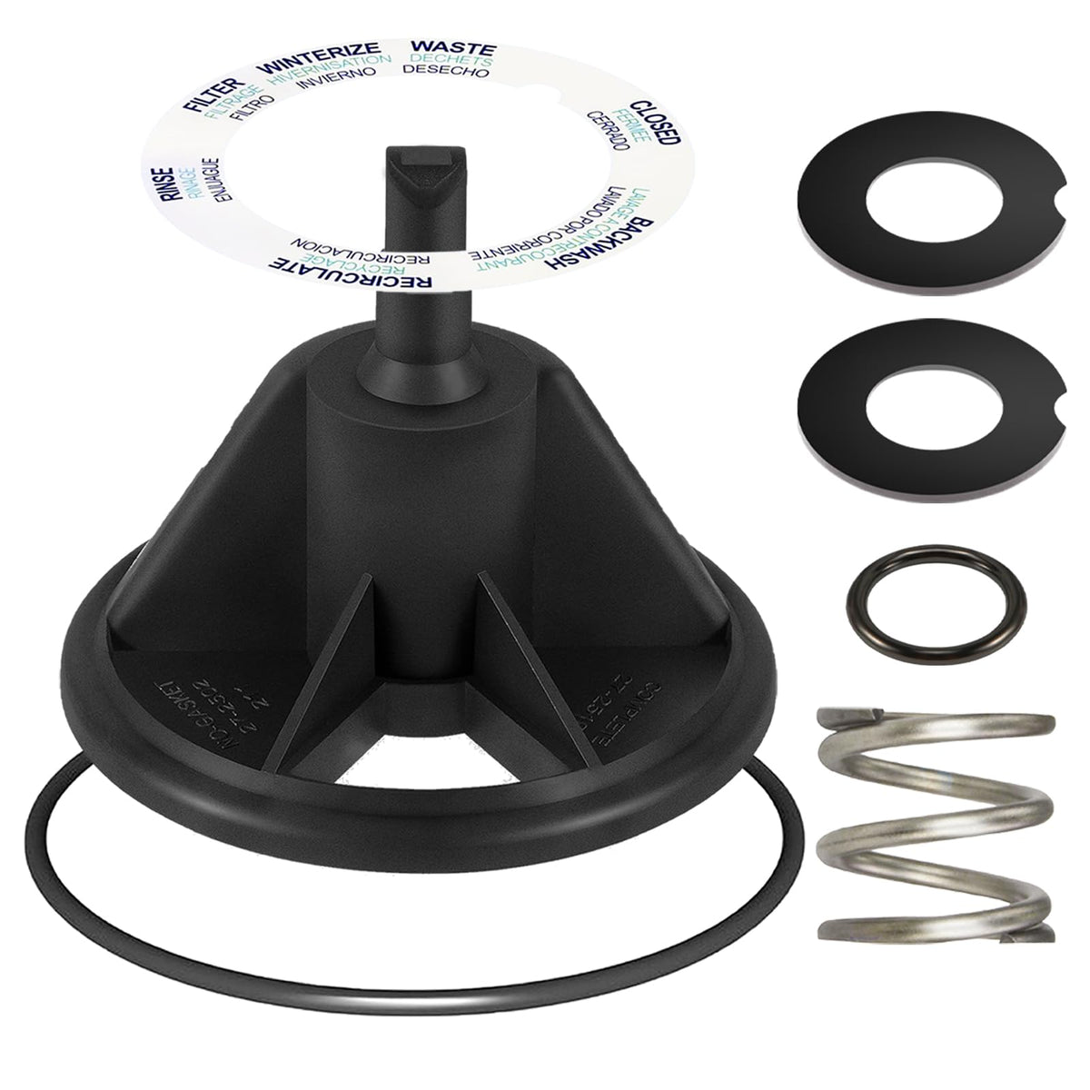 JSYFCFC diverter gasket kit front view for quick compatibility checks and fit confirmation.