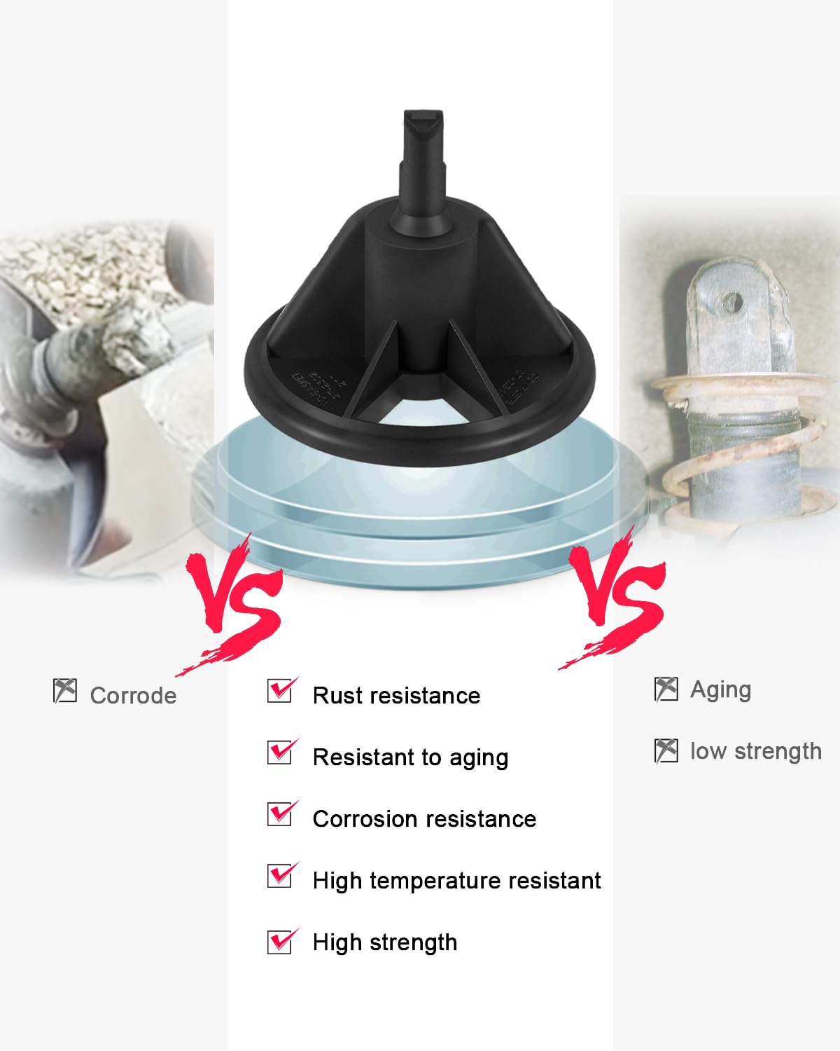 JSYFCFC diverter gasket kit valve position label helps correct orientation during maintenance.