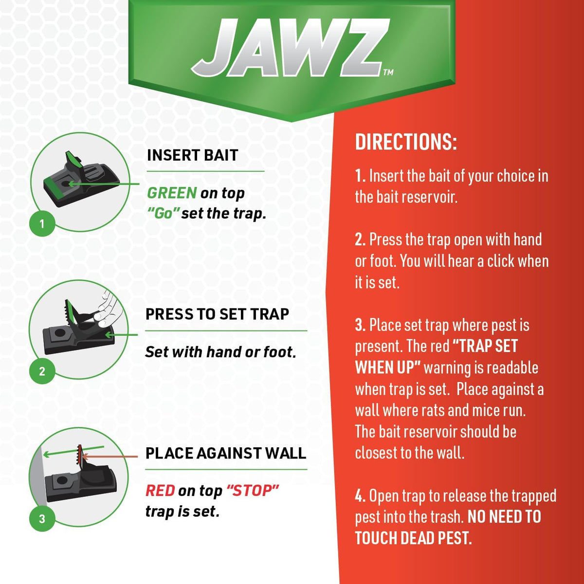 JT Eaton 410 trap fits discreetly under furniture for stealth trapping.