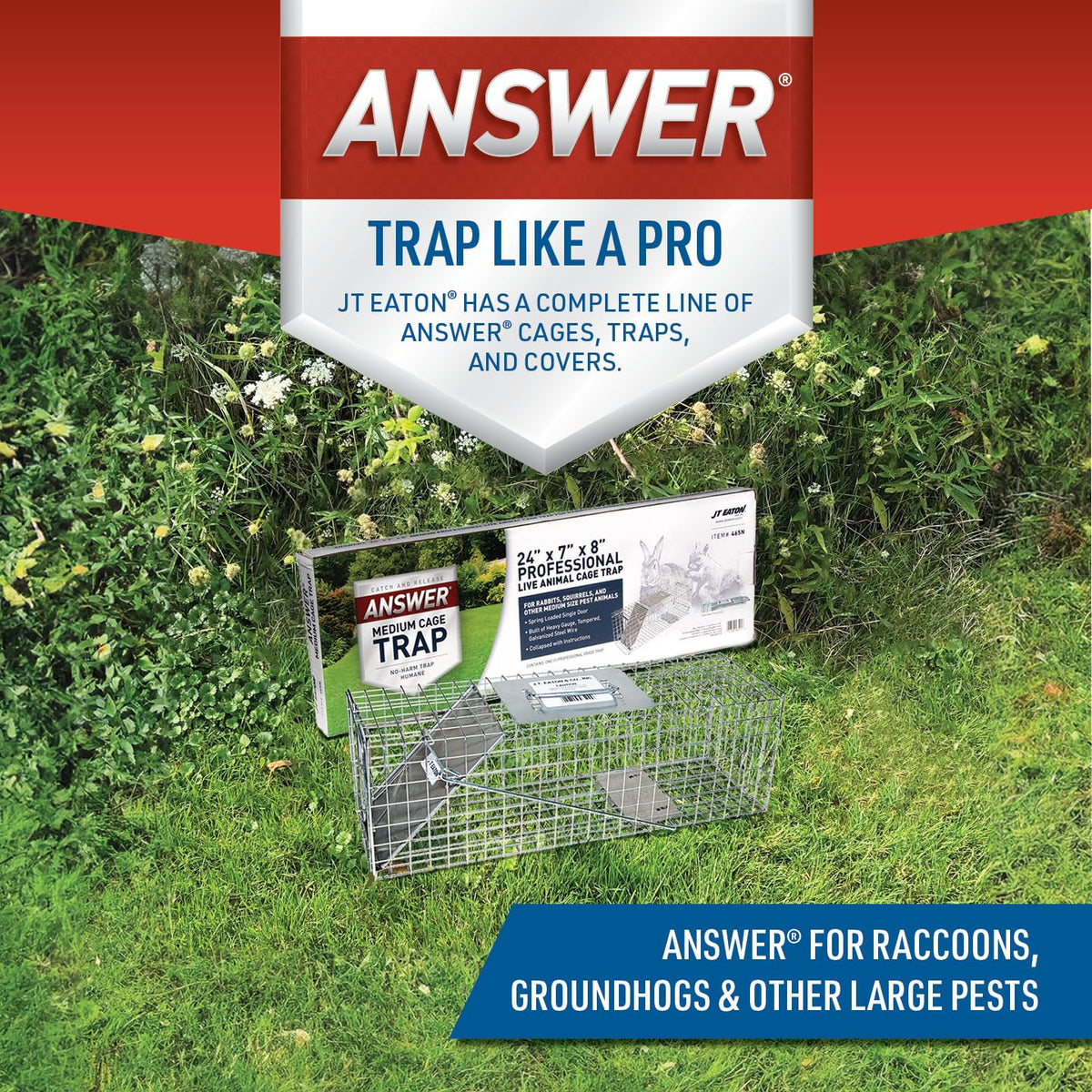 JT Eaton Answer Pocket Gopher Bait labeling for professional use