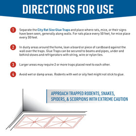 JT Eaton Stick-Em City ready-to-use trap for easy indoor and outdoor deployment.