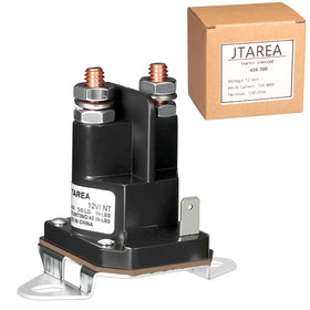 JTAREA 435-700 starter solenoid front view with 3-terminal design for reliable starting performance.
