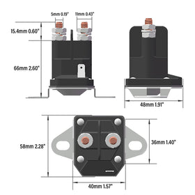 JTAREA 435-700 solenoid side view highlighting rugged construction and easy integration.