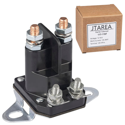 JTAREA starter solenoid front view for quick inspection and replacement planning.