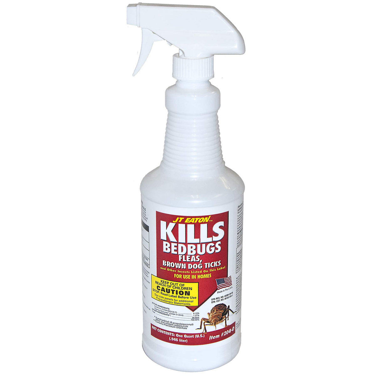 JT Eaton 204-O bottle-front view for quick bed bug spraying.