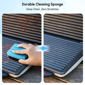 JTJEI deep groove cleaner with 0.44 inch slot for tough grill plate crevices.