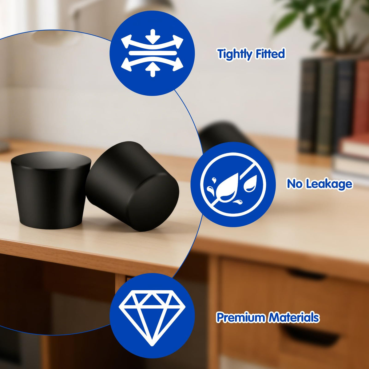 JTJEI multi-use plug suitable for plant pots, tubes, and lab setups.