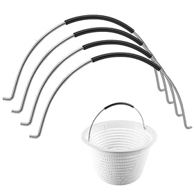 JTJEI pool skimmer basket handle kit for quick replacement