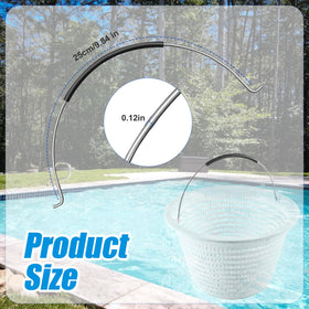 JTJEI stainless steel skimmer handle resists rust for lasting pool use
