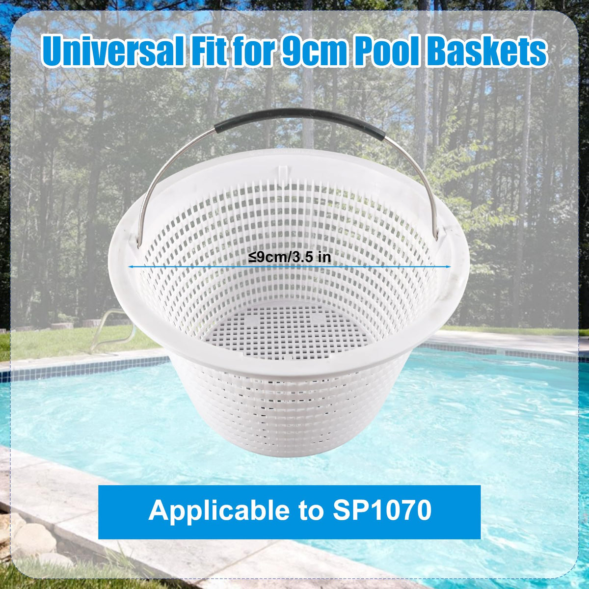 JTJEI universal-fit skimmer basket handle for most baskets