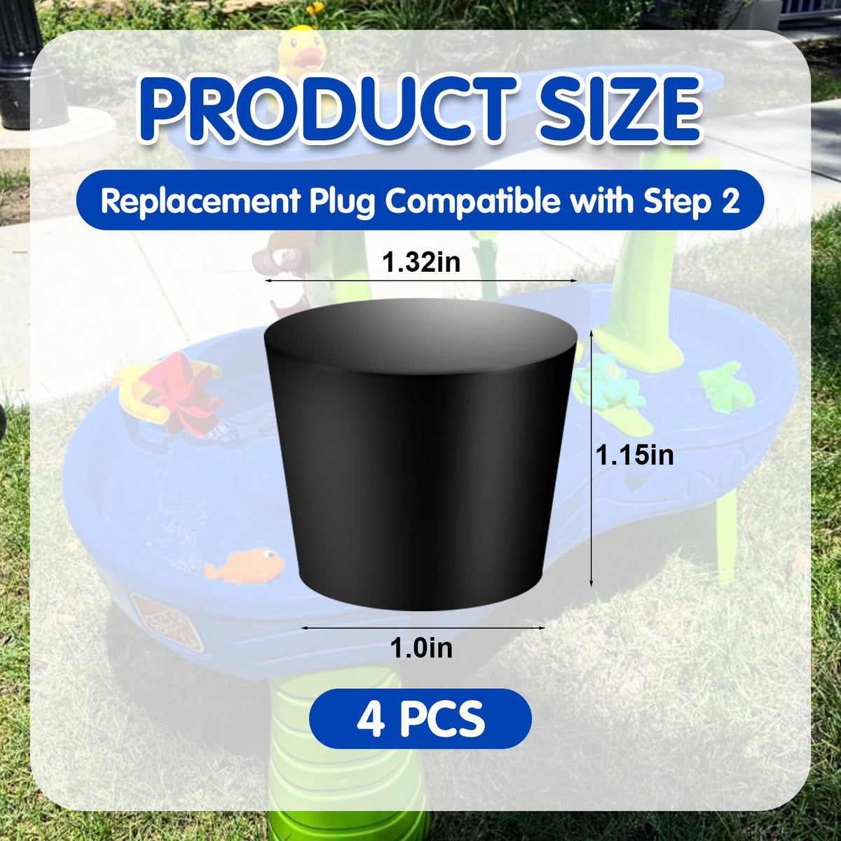 JTJEI water table plug demonstrating a tight seal to prevent leaks.