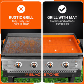 JUAF Blackstone 36-inch griddle protective mat protects surface between cooks