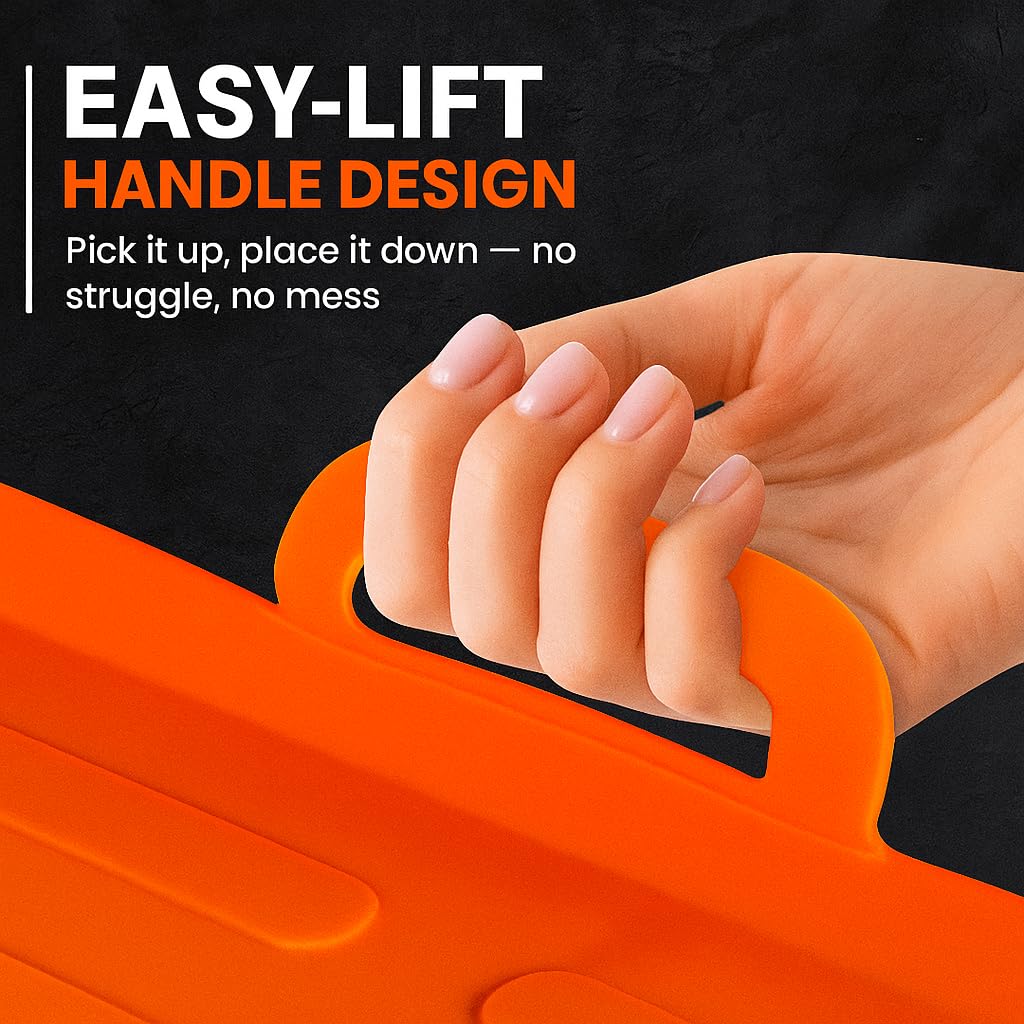 JUAF silicone mat offers heat resistance and waterproof cleaning ease