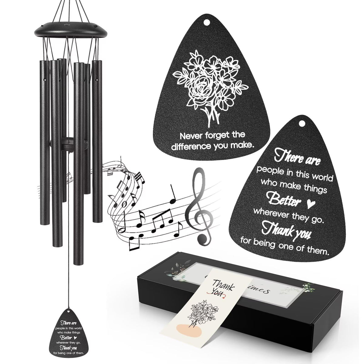 Jubilora 25 inch wind chimes for outdoor spaces delivering soothing tones.