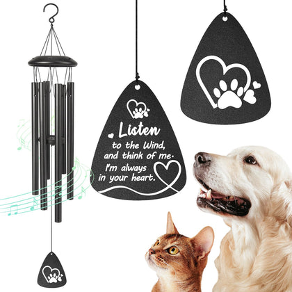 Jubilora dog memorial wind chime in gift box for condolences