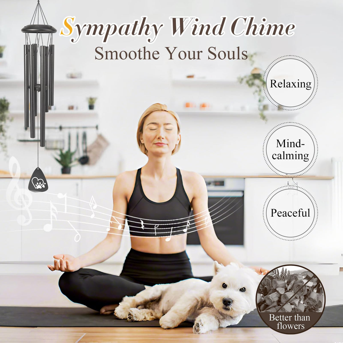 Jubilora durable metal wind chime with reinforced rope resists weather