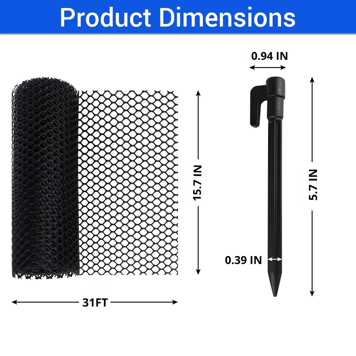 JUBUX hex openings close-up shows durable breathable design for the garden.