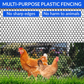 JUBUX rabbit fencing guards garden beds with lightweight containment.
