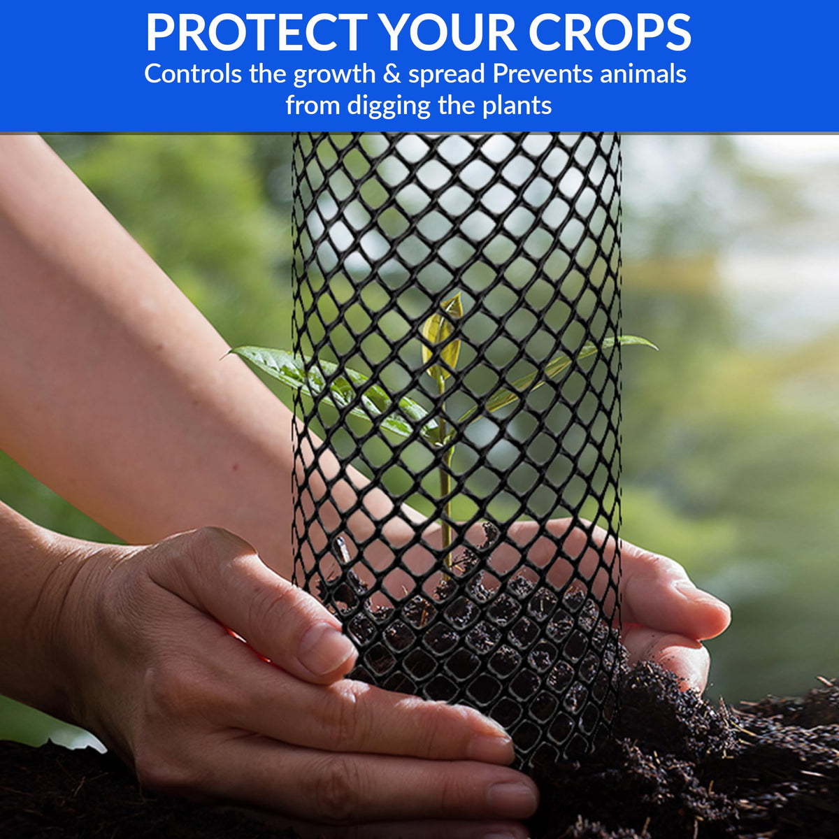 JUBUX mesh is weatherproof and UV-resistant for year-round outdoor use.
