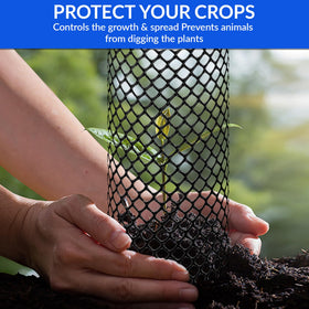 JUBUX mesh is weatherproof and UV-resistant for year-round outdoor use.