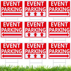 Juexica straight-arrow parking sign for outdoor events and clear direction