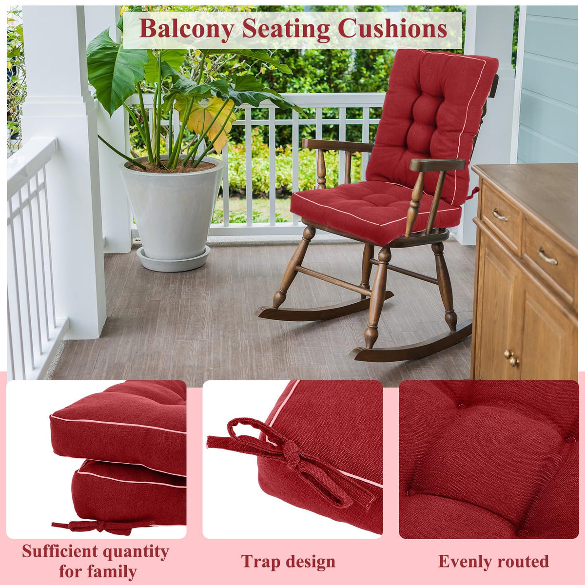 Juexica patio cushions for balcony elevate outdoor lounging