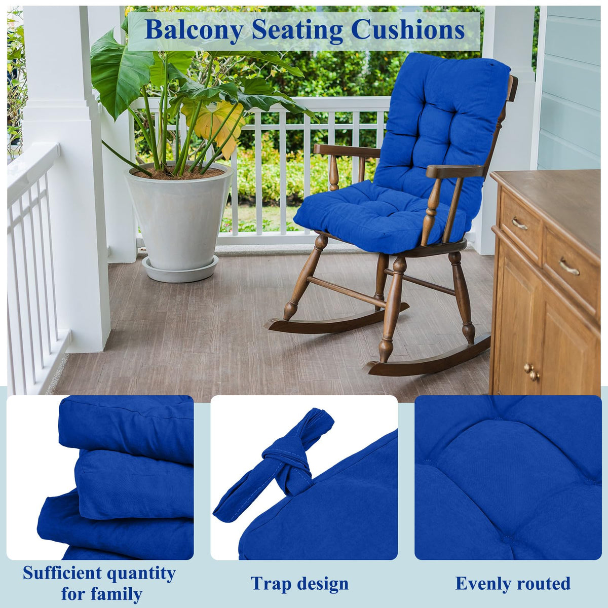 Juexica cushions suit indoor, outdoor, office, and dining settings.