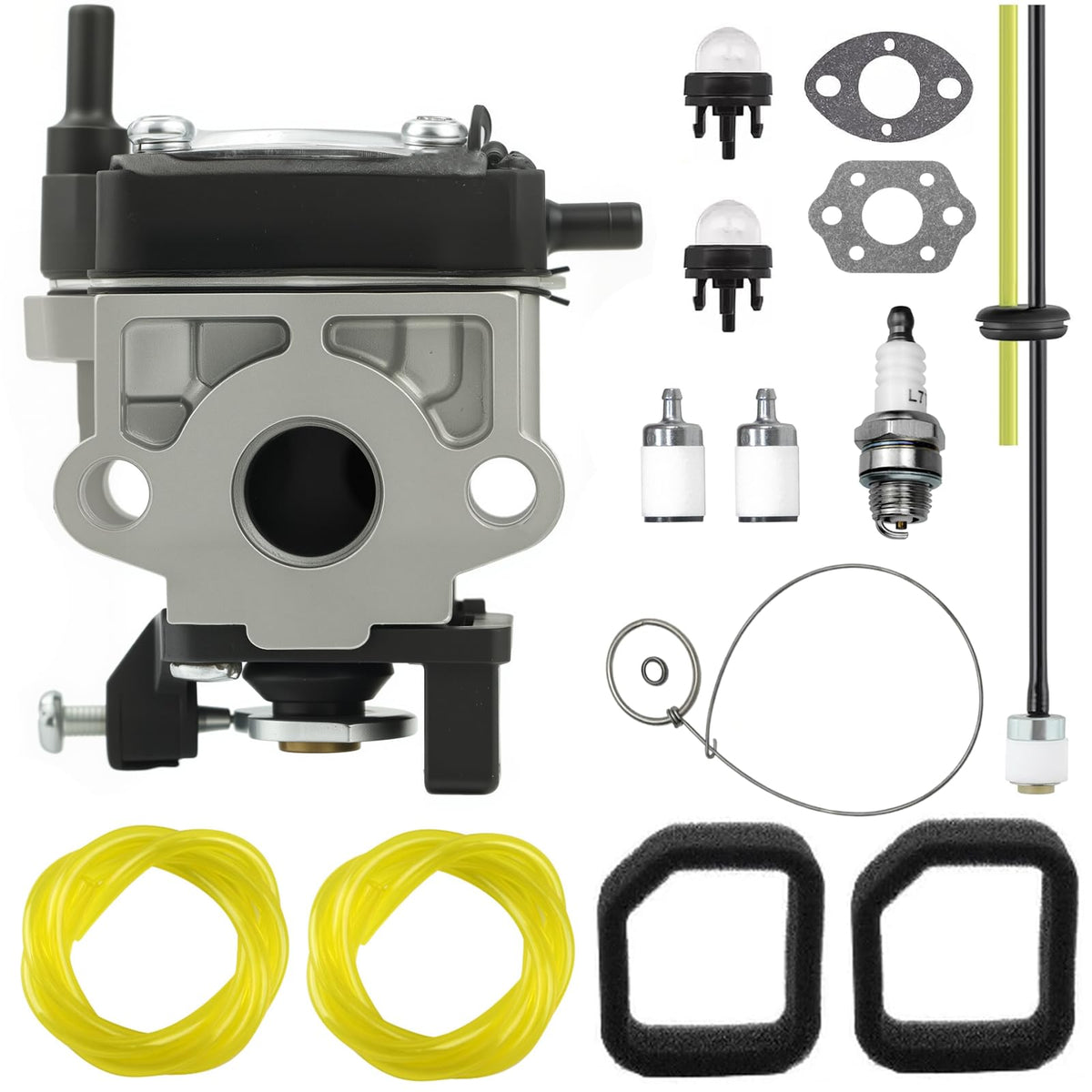 JUHEDAXYL carburetor assembly for Hitachi leaf blowers improves engine reliability