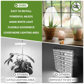 Juhefa Grow Light dimming control for plant stage flexibility