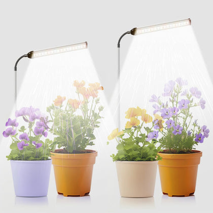 Juhefa two-pack grow light for indoor plants, ideal for seedling setups.