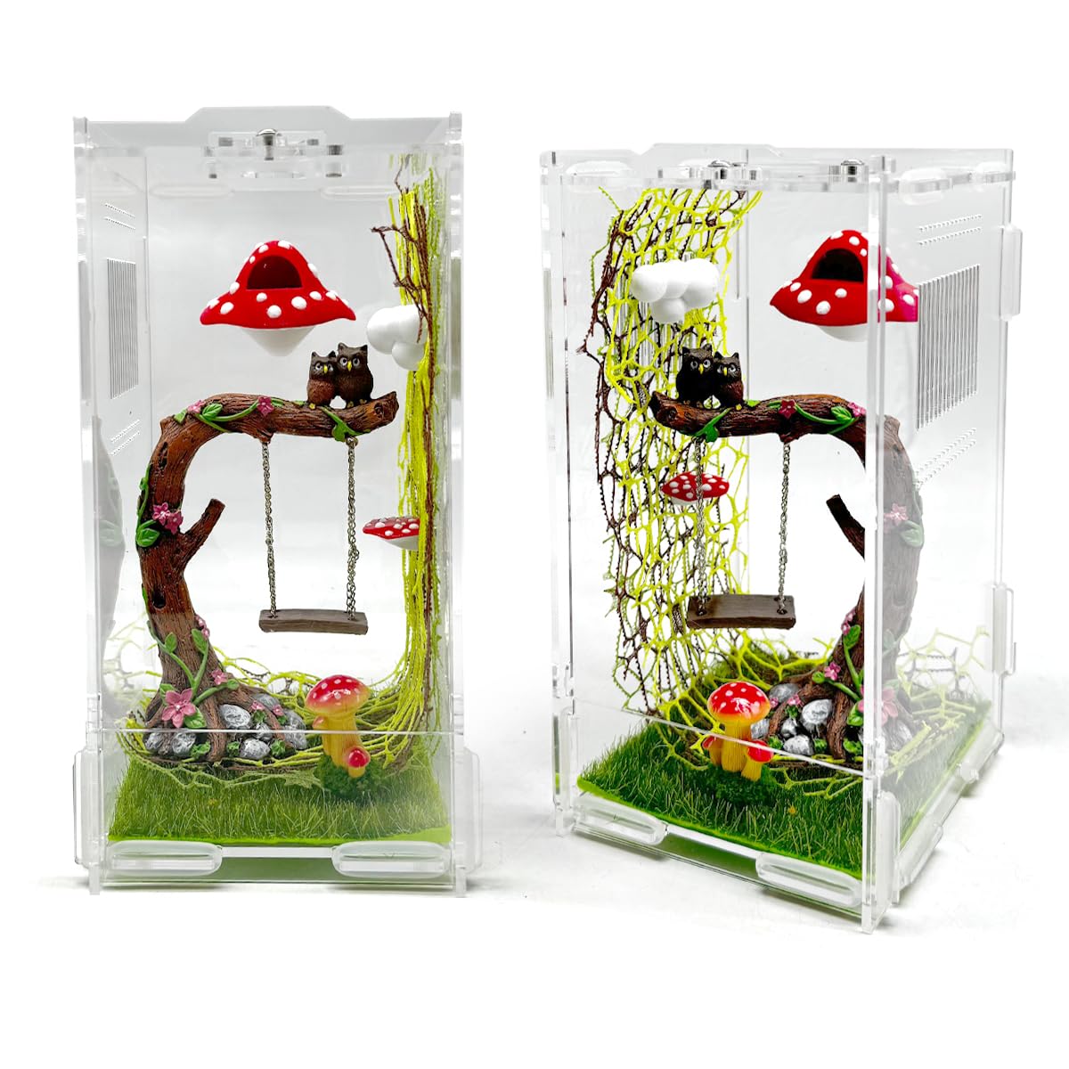 Julang enclosure decor offers themed setup ideas without overpowering the habitat