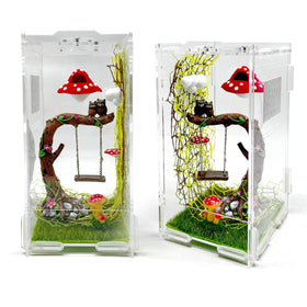 Julang enclosure decor offers themed setup ideas without overpowering the habitat