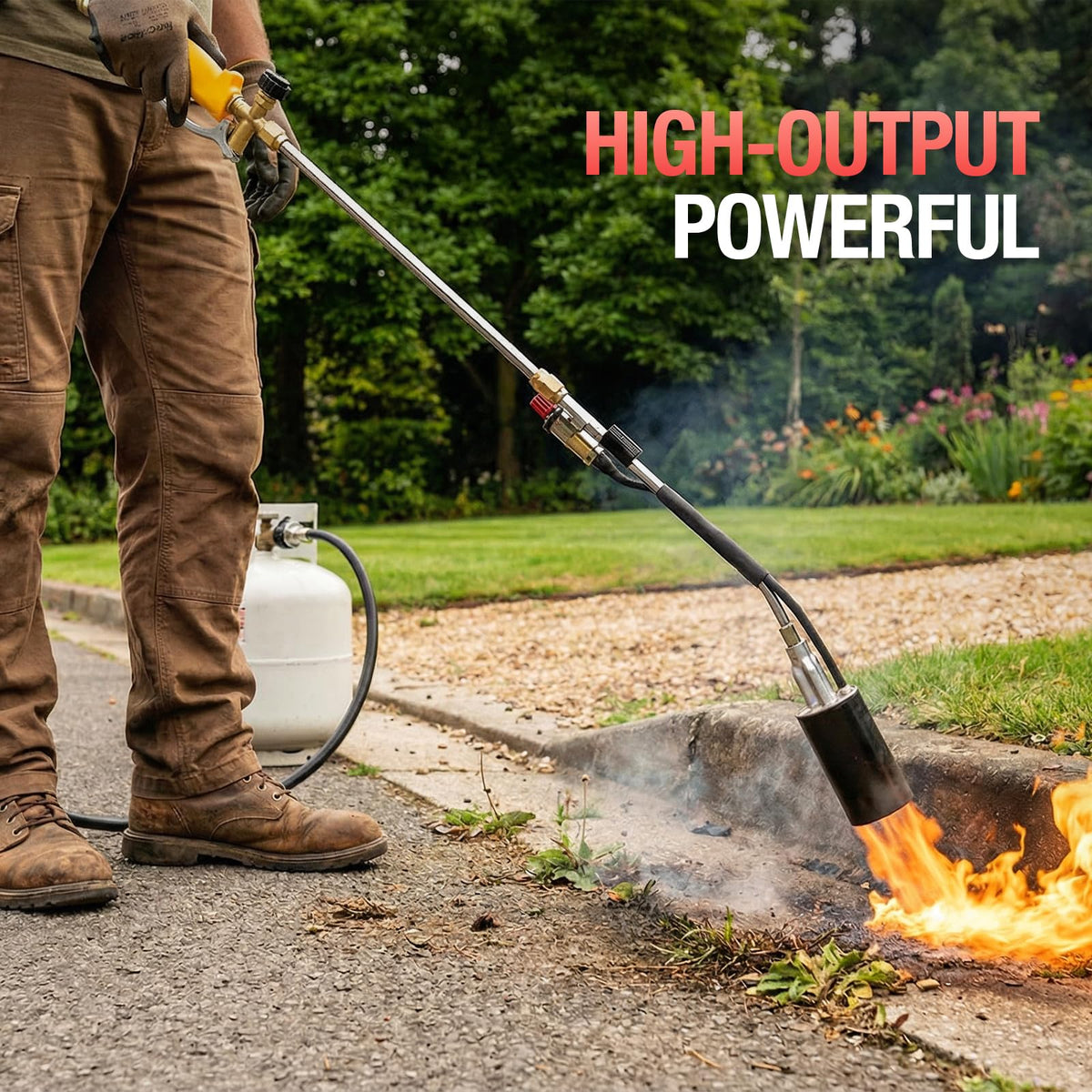 Julttum heavy-duty torch body withstands high heat