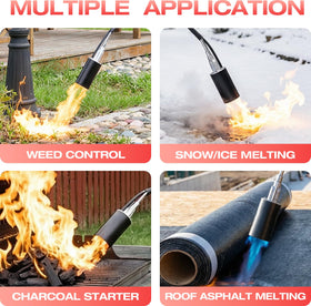Julttum propane torch self igniter for quick startup