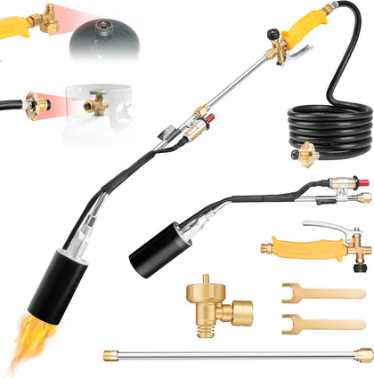 Julttum propane torch weed burner for high-heat weed removal