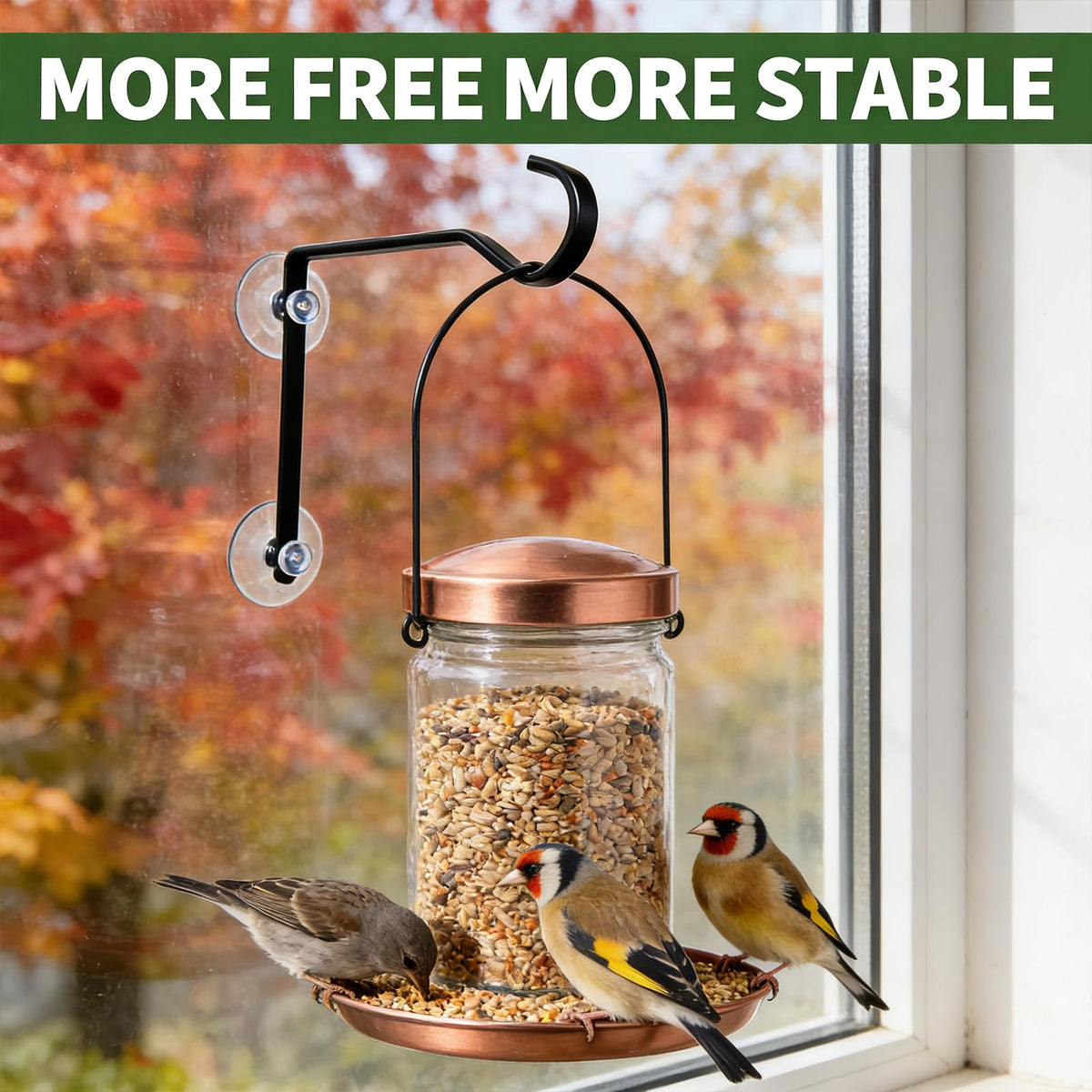 Julyxi birdhouse hanging setup offers simple installation and reliable support for outdoor decor.