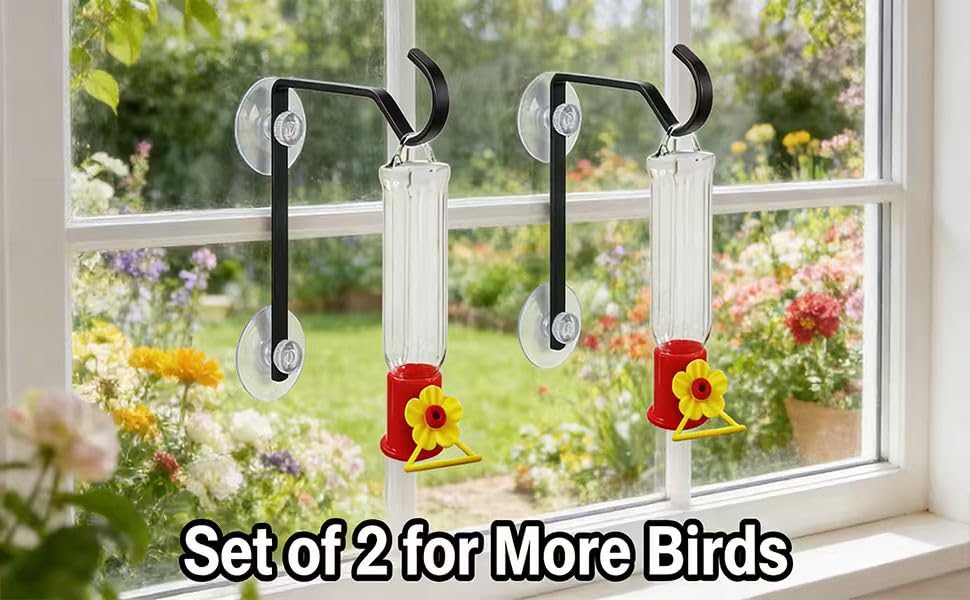 Julyxi clear design makes nectar checks and cleaning quick and simple.