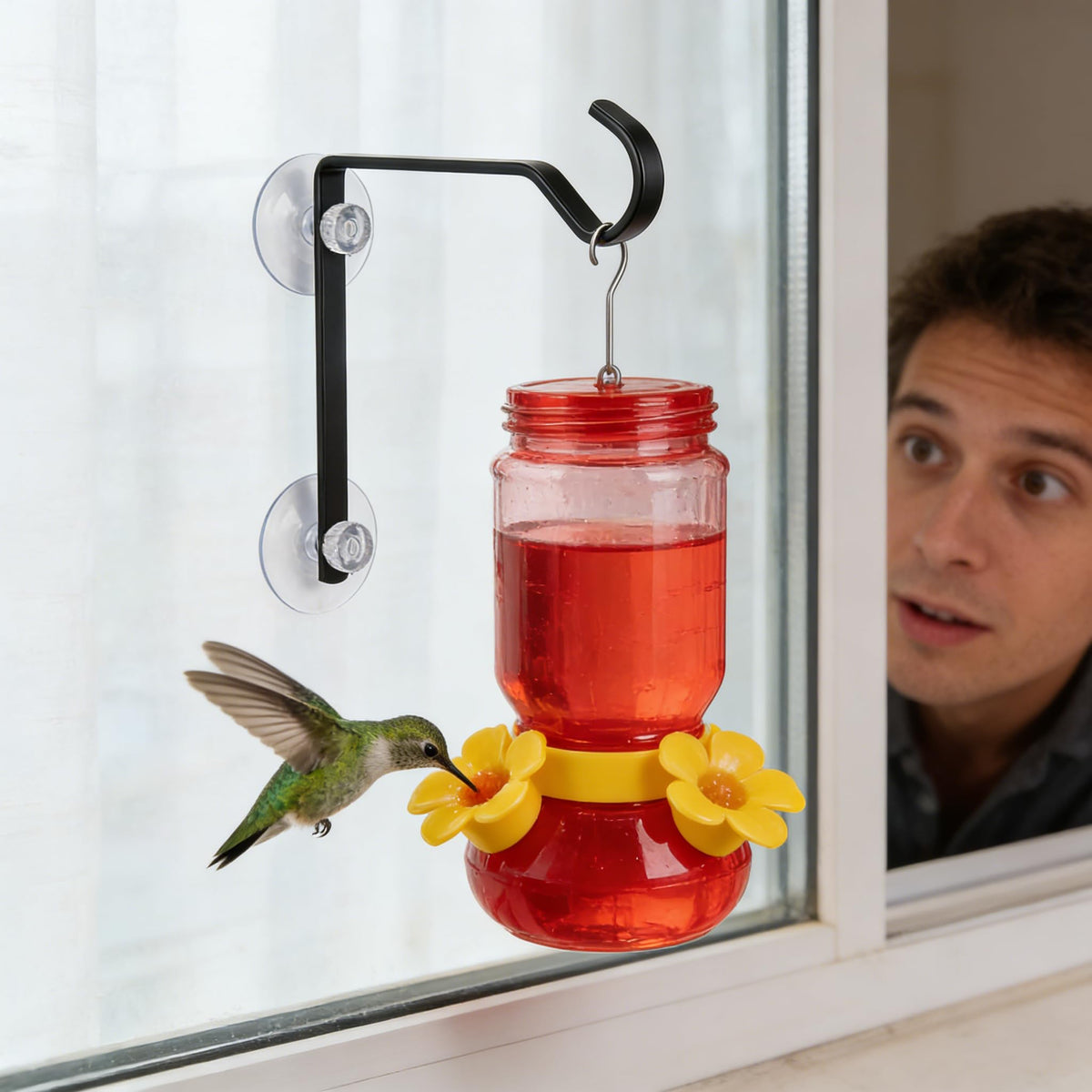 Julyxi easy-install reusable suction minimizes surface damage during setup and relocation.