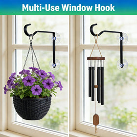 Julyxi secure wind-rain hanger keeps items stable in varying weather conditions.