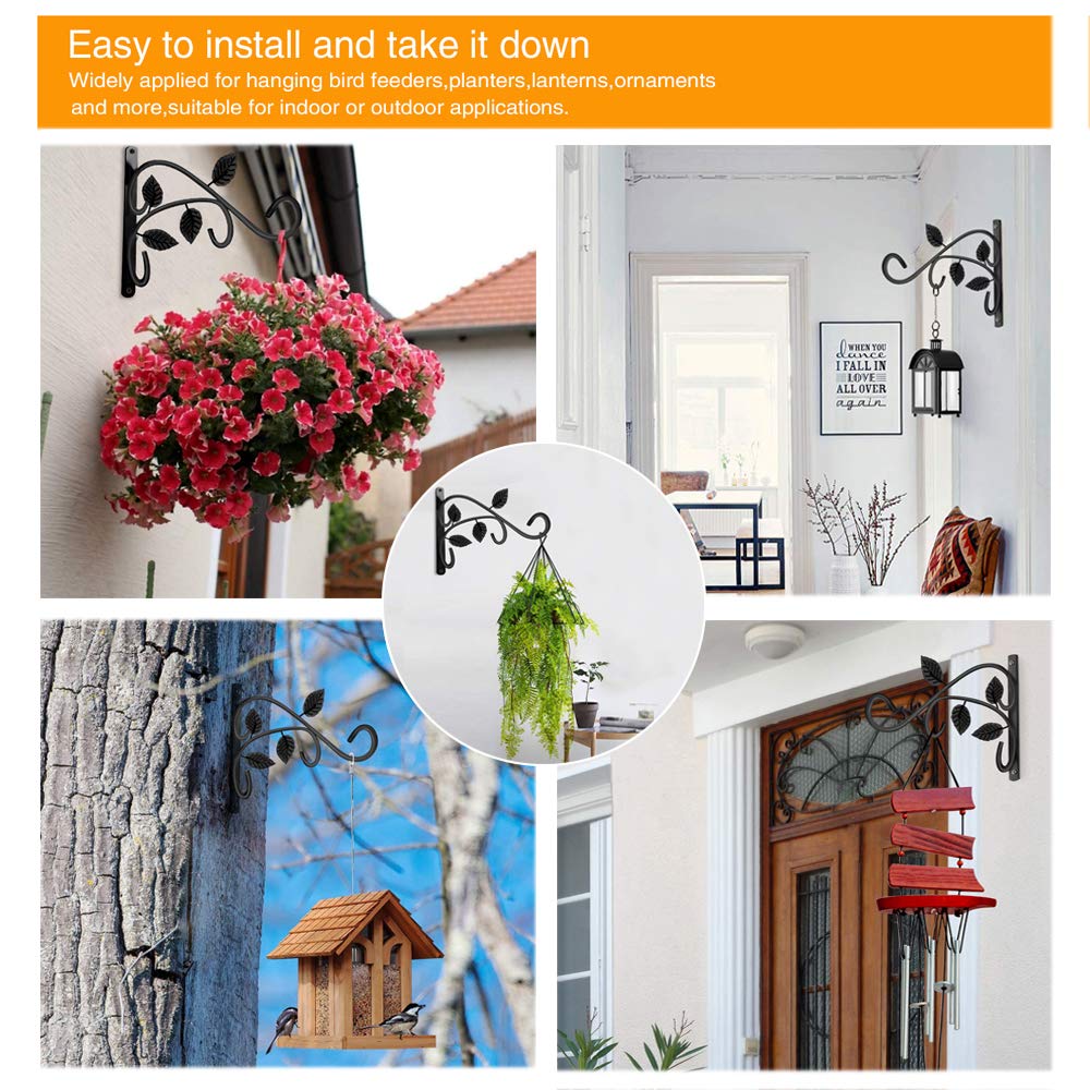 JUNBEI indoor/outdoor bracket complements garden decor with vintage style.
